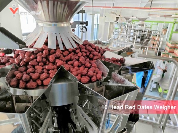 Dried Fruit Red Dates Multihead Weigher Packing Machine