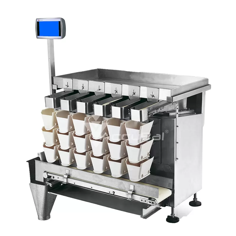Sticky Food 6 Heads Multihead Weigher